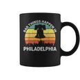 Vintage Bad Things Happen In Philadelphia Philly Coffee Mug