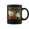 Vintage Best Cat Dad Ever Bump Fit Tassen