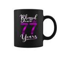Vintage Blessed By God For 77 Years Old Happy 77Th Birthday Coffee Mug