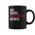 Vintage Eat Sleeps Warhammers Repeats Coffee Mug