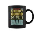 Vintage My Favorite Security Guard Calls Me Dad Father's Day Coffee Mug