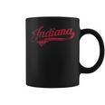 Vintage Indiana Hoosier State Distressed Pride Apparel Coffee Mug