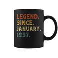 Vintage Legend Since January 1957 65Th Birthday Coffee Mug