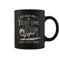 Vintage Do Not Pet The Fluffy Cows North American Bison Coffee Mug