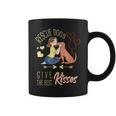 Vintage Rescue Dogs Give The Best Kisses Adopted Dog Lovers Coffee Mug