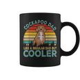 Vintage Retro Happy Father's Day Matching Cockapoo Dog Lover Coffee Mug