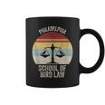 Vintage Retro Philadelphia School Of Bird Law Bird Law Coffee Mug