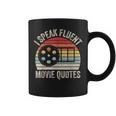 Vintage Retro I Speak Fluent Movie Quotes Movie Lover Coffee Mug