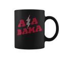 Vintage Retro Style Houndstooth Alabama Football Fans Game Coffee Mug