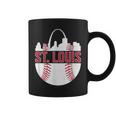 Vintage St Louis Baseball Stl Skyline Novelty Cardinal Coffee Mug