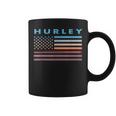 Vintage Sunset American Flag Hurley Virginia Coffee Mug