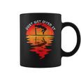 Vintage Sunset Just Get Over It Pole Vaulting Pole Vault Coffee Mug