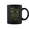 Vintage Usa Camo Flag Proud Tooth Dentist Dad Silhouette Coffee Mug