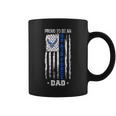 Vintage Usa Flag Proud To Be An Us Air Force Dad Coffee Mug