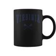 Virginia Lacrosse Vintage Lax Weathered Coffee Mug