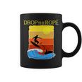 Wake Surfing Boat Lake Wakesuring Drop The Rope Coffee Mug