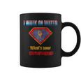 I Walk On Water Figure Skating Superpower DistressedCoffee Mug