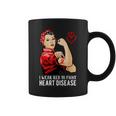 Warrior I Wear Red To Fight Heart Disease Awareness Coffee Mug