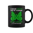 I Wear Green For My Husband Kidney Disease Awareness Day Coffee Mug