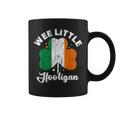 Wee Little Hooligans Irish Clovers Shamrocks Vintage Coffee Mug