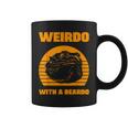 Weirdo With A Beardo Sunset Silhouette Style Coffee Mug