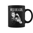 Weld Like A Girl Welder Woman Welding Wife Metal Coffee Mug