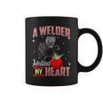 Welder Wife A Welder Melted My Heart Welder Girlfriend Coffee Mug