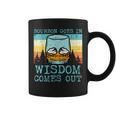 Whiskey Goes In Wisdom Comes Out Fathers Day Dad Coffee Mug