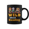 Wild About Reading Book Reader Teacher Animals Books Coffee Mug