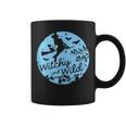 Witchy And Wild Occult Moon Cat Wicca Witch For Women Coffee Mug