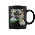 Wolf As Astronaut In Space Enjoying Drink Coffee Mug