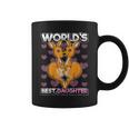 World's Best Daughter Cute Kangaroo Mom Dad Matching Parents Coffee Mug