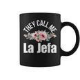 They Call Me La Jefa The Boss Spanish Png Coffee Mug