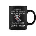 They Say I'm Stubborn Sassy And Difficult Cow Lover Coffee Mug