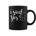 I Said Yes Yes Engagement Wedding Announcement Coffee Mug