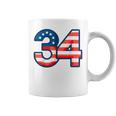 34 Guilty Trial Judge Usa Flag Coffee Mug