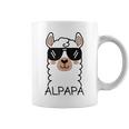 Alpapa Alpaca Llama Lover Father's Day Animals Daddy Coffee Mug