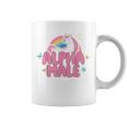 Alpha Male Unicorn Rainbow Ironic Sarcastic Humor Coffee Mug