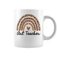 Art Teacher Rainbow Leopard Teacher School Coffee Mug