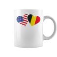 Belgium Usa FlagHeart Belgian Americans Love Cute Coffee Mug