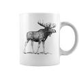 Bull Moose Cool Moose Drawing Moose Sketch Coffee Mug