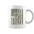 Camouflage Usa Flag Big Mouth Bass Fishing Coffee Mug