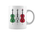 Cello Italian Flag Cellist String Musician Italy Coffee Mug