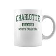 Charlotte North Carolina Nc Vintage Athletic Sports Coffee Mug