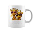 Children's With Big Sister Giraffe Motif Tassen