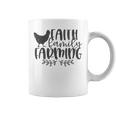 Christian Faith Family Farming Farm Chicken Coffee Mug