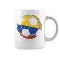 Colombia Soccer Ball Flag Jersey Colombian Football Coffee Mug