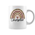Counselor Rainbow Leopard School Counselor Coffee Mug