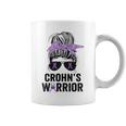 Crohn's Awareness Month Crohn's Warrior Purple Ribbon Womens Coffee Mug