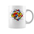 Cubo Rubik Cube Magic Cubo Retro Rubiintage Nerd Taza de café